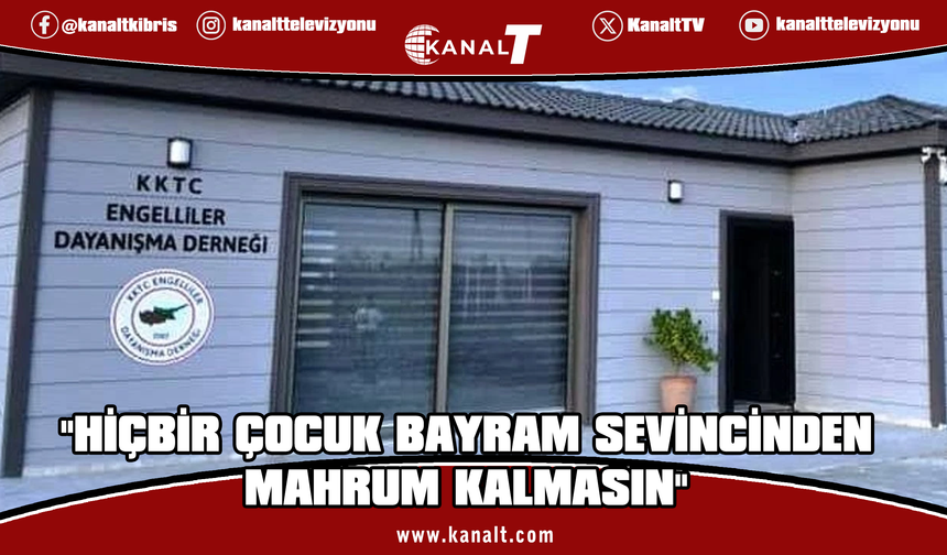Engelliler Dayanışma Derneğinden anlamlı adım: 170 çocuğa bayramlık kıyafet desteği