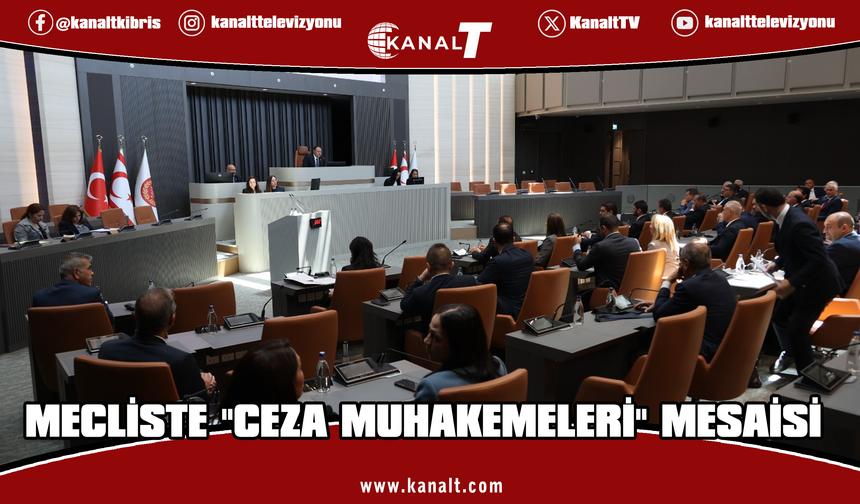 Meclis Genel Kurulu’nda, "Ceza Muhakemeleri Usulü Yasası" konuşuldu…