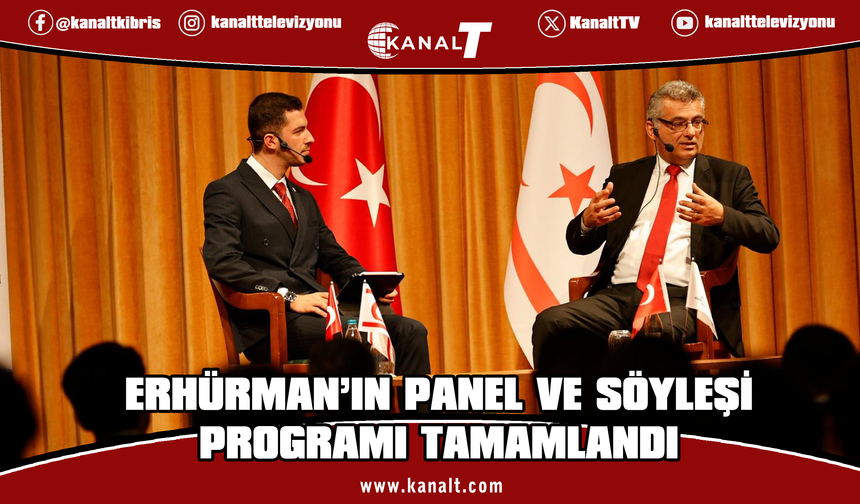Erhürman İstanbul’da akademik etkinliklere katılarak temaslarda bulundu