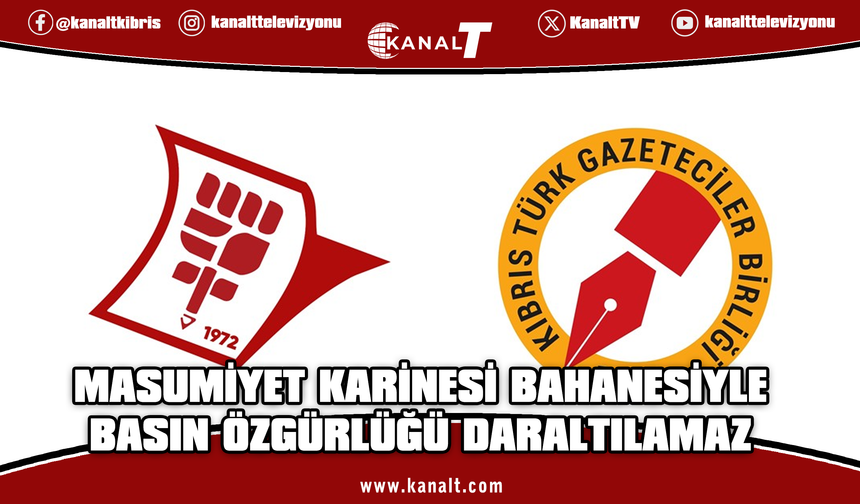 Basın-Sen ve KTGB’den ortak açıklama: Masumiyet karinesi bahanesiyle basın özgürlüğü daraltılamaz