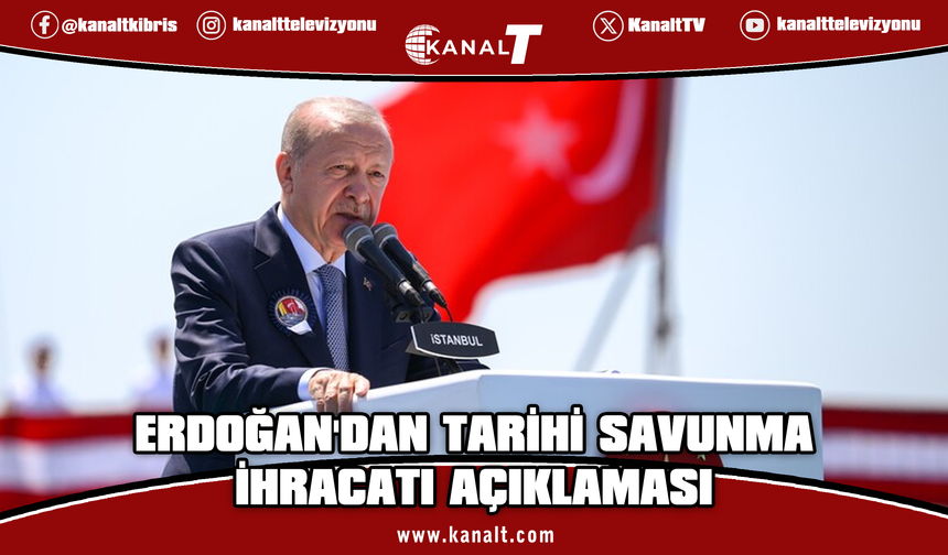 Erdoğan: Türkiye, tarihinde ilk kez bir NATO ve AB üyesi ülkeye savaş gemisi ihraç etmiştir