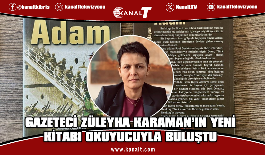Gazeteci Züleyha Karaman’ın Beşinci Kitabı “Adam” Çıktı