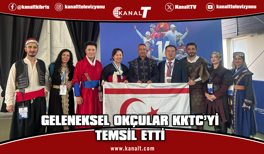 Geleneksel okçular İstanbul’da KKTC’yi temsil etti