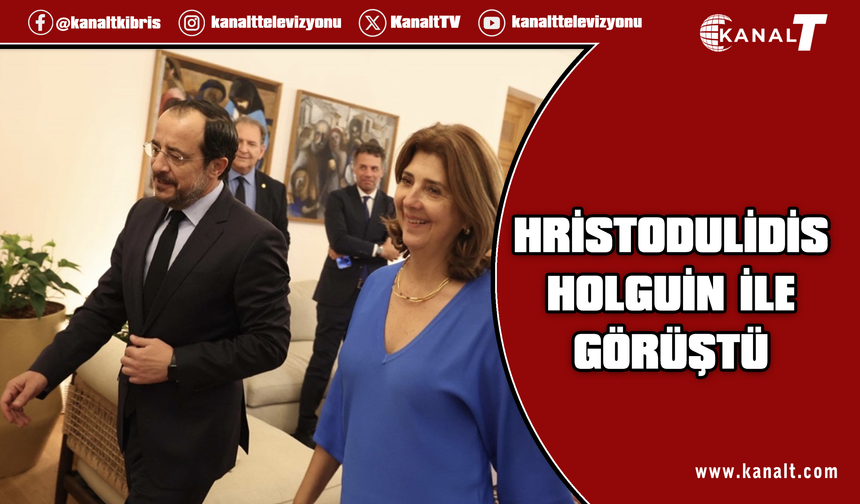 Holguin ile Hristodulidis görüştü: 5+1 toplantı için ön hazırlık yapıyoruz