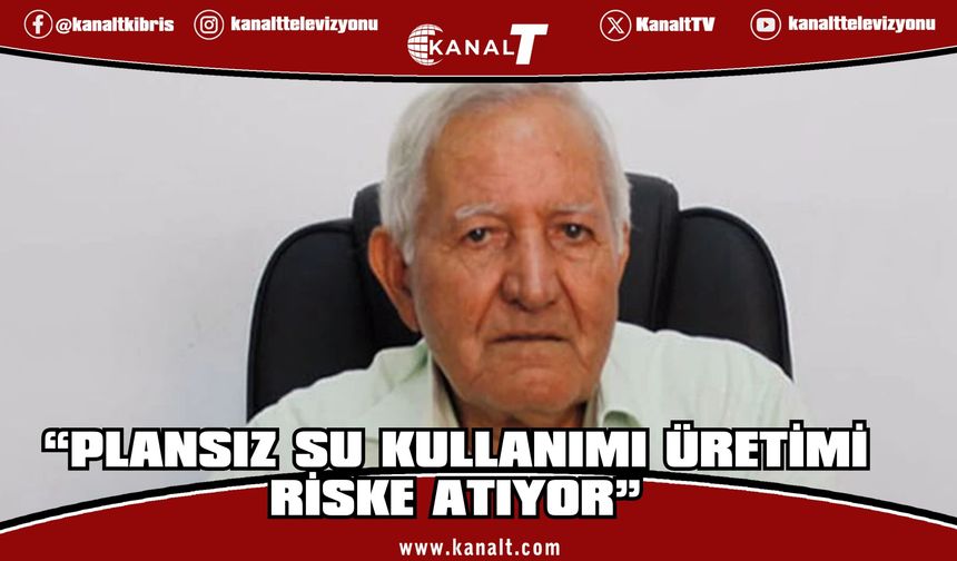 Turgut Akçın: Türkiye’den getirilen suyun kullanımında planlama eksikliği var; daha adil dağıtılmalı