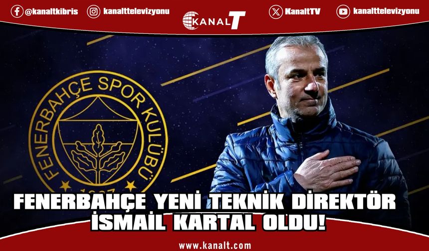 Fenerbahçe'nin 120. yılında teknik direktör İsmail Kartal oldu