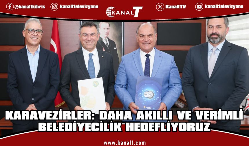 Değirmenlik Akıncılar Belediyesi ile Kuzey Kıbrıs Turkcell arasında dijital dönüşüm protokolü imzalandı