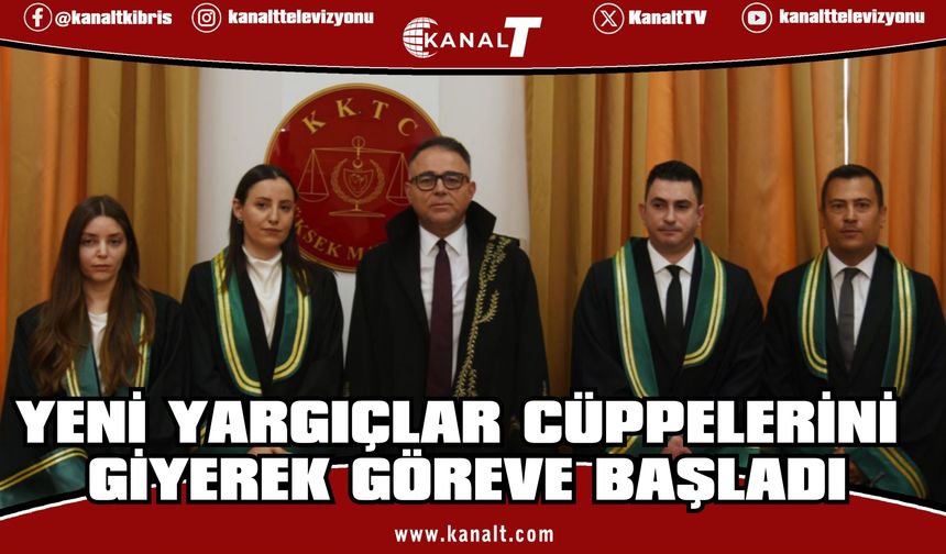 Yeni atanan yargıçlar yemin ederek göreve başladı