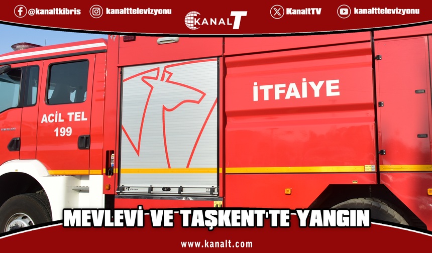 İki ayrı bölgede çıkan yangın zarara neden oldu