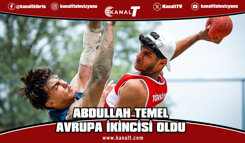 KKTC'li Abdullah Temel Avrupa ikincisi oldu