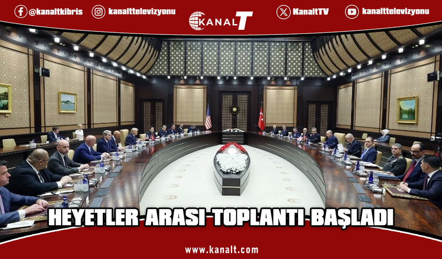 Recep Tayyip Erdoğan ile Donald Trump heyetler arası görüşmeye başkanlık etti