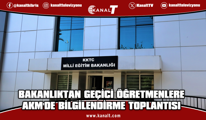 Eğitim Bakanlığı, yarın ilköğretimdeki geçici öğretmenlere yönelik bilgilendirme toplantısı düzenliyor