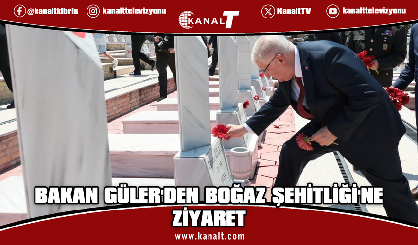 Türkiye Milli Savunma Bakanı Güler'den Boğaz Şehitliği'ne ziyaret...