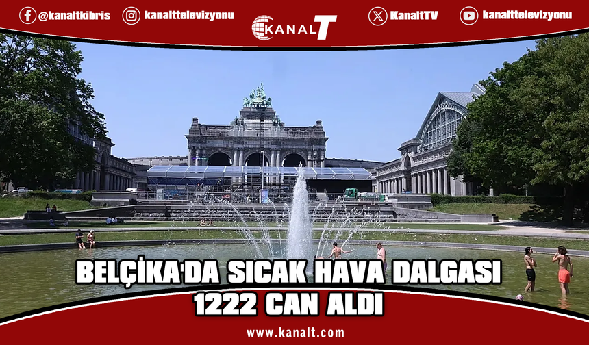 Belçika'da sıcak hava dalgasında ölümler, normal seviyelerin yüzde 39 üzerine çıktı