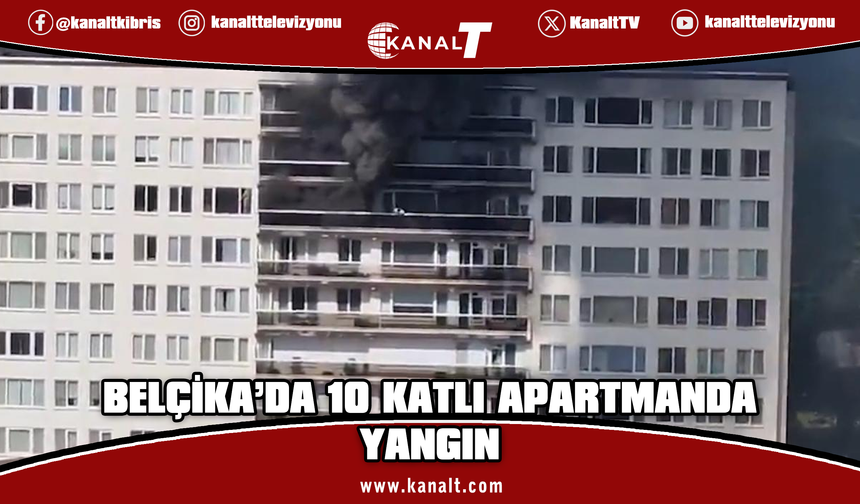 Belçika'da bir apartmanda çıkan yangında en az 6 kişi öldü