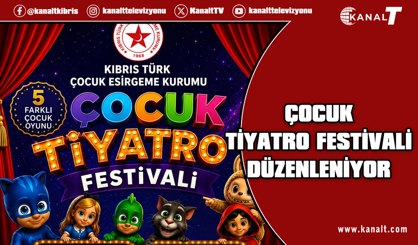 Çocuk Tiyatro Festivali düzenleniyor
