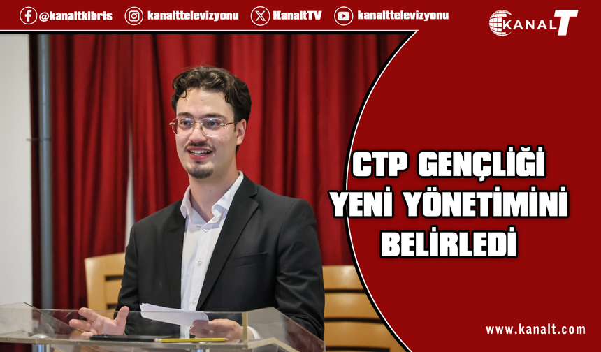 CTP Lefkoşa Gençlik Örgütü’nün yeni başkanı Ahmet Kürt oldu