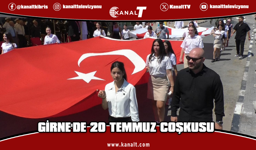 20 Temmuz Barış ve Özgürlük Bayramı Girne'de kutlanıyor