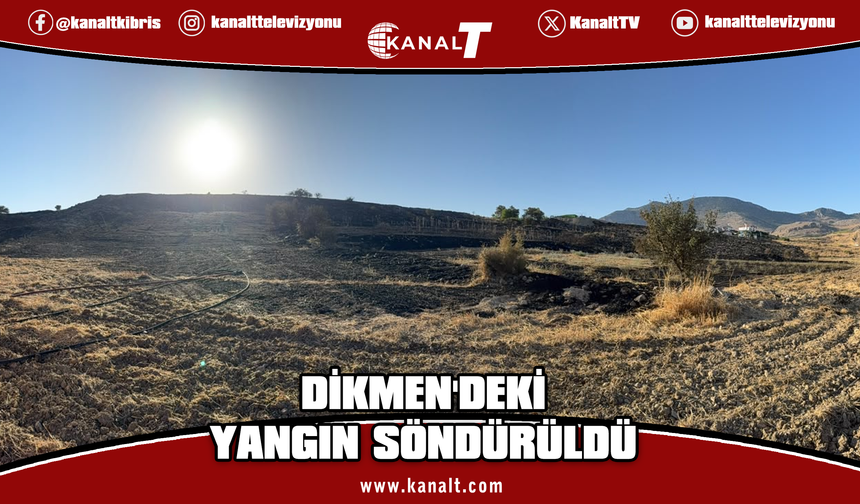 Dikmen'deki yangın söndürüldü: Soğutma çalışmaları devam ediyor