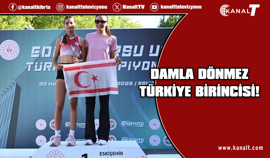 Damla Dönmez 300 metrede Türkiye şampiyonu oldu