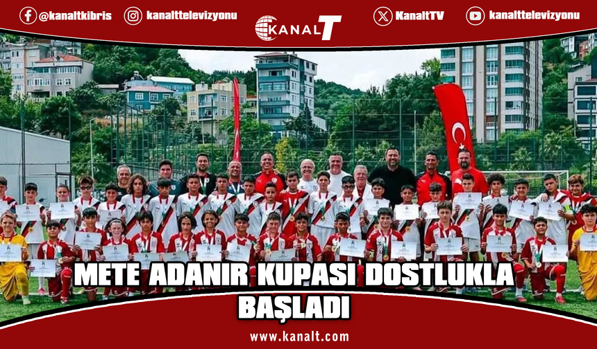 KKTC U12 Milli Takımı, Mete Adanır Dostluk Kupası'nda Samsunspor'la buluştu