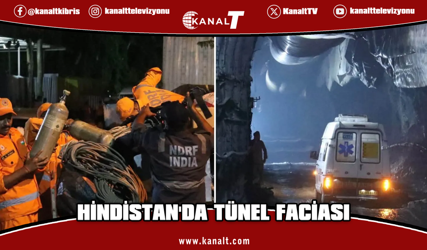 Hindistan'da çöken tünelde 10 kişi hayatını kaybetti: Kurtarma çalışmaları sürüyor