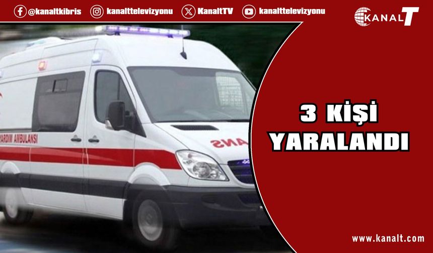 Girne ve Tatlısu’da peş peşe trafik kazaları