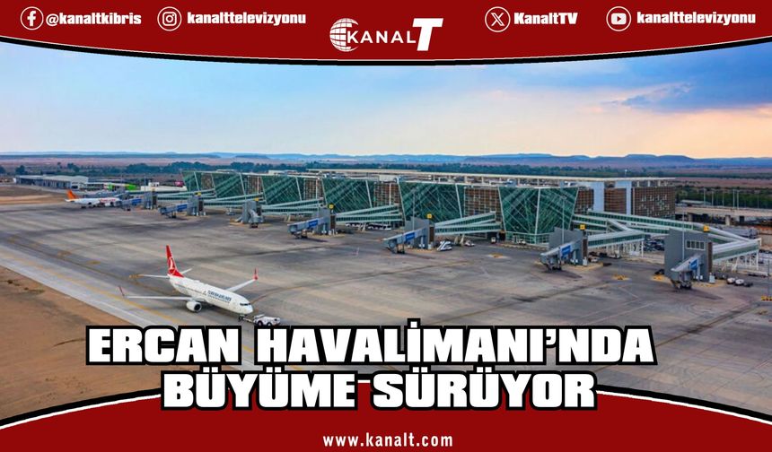 Ercan Havalimanı’nda İlk 6 Ayda Yolcu ve Uçak Trafiğinde Yüzde 8’i Aşan Artış