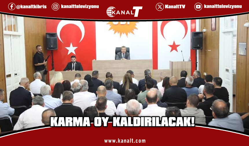 UBP'den iki önemli karar: İki seçim bir arada yapılacak, karma oy kaldırılacak!