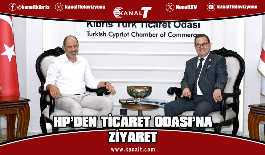 Halkın Partisi’nden Ticaret Odası’na ziyaret: Özersay ve Deniz ekonomiyi görüştü
