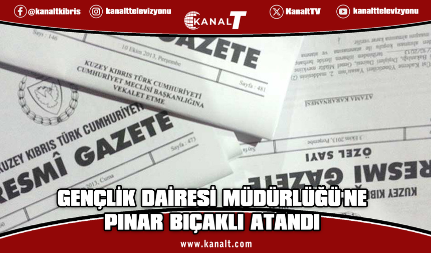 Gençlik Dairesi'nin yeni müdürü Pınar Bıçaklı oldu