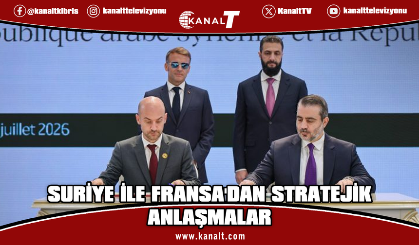 Şara ile Macron Şam'da ortak basın toplantısı düzenledi