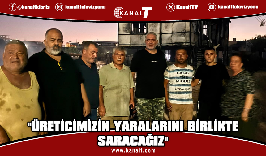Hayvancılar Birliği'nden yangın mağduru üreticiye destek ziyareti: Üreticimizin acısı hepimizin acısıdır