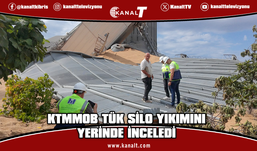 KTMMOB İnşaat Mühendisleri Odası, Kumyalı’daki TÜK Silo yıkımını yerinde inceledi