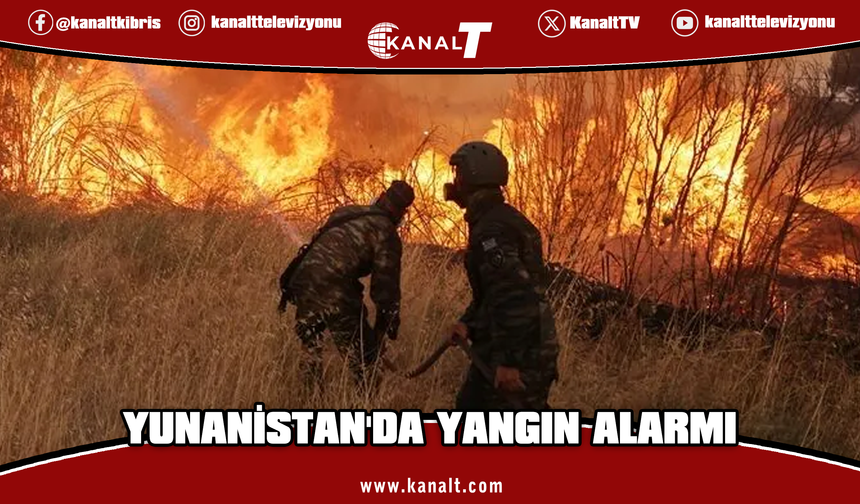 Çöl sıcaklarının etkili olduğu Yunanistan orman yangınlarıyla mücadele ediyor