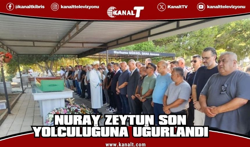 Gemi kazasında hayatını kaybeden 59 yaşındaki Nuray Özbiler Gazimağusa'da toprağa verildi