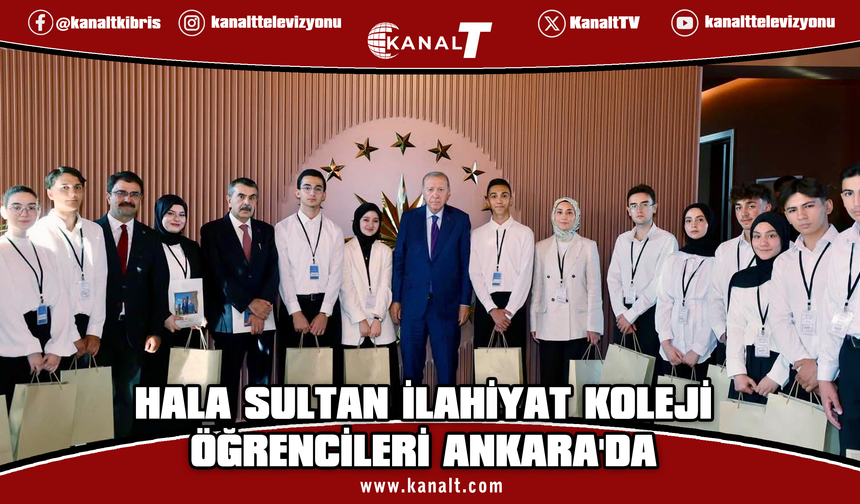 Hala Sultan İlahiyat Koleji öğrencileri "Maziden Âtiye" programına katıldı