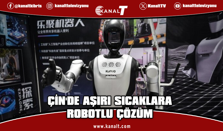 Çin'de aşırı sıcaklara robotlu çözüm: Pekin parklarında 72 robot işe başladı