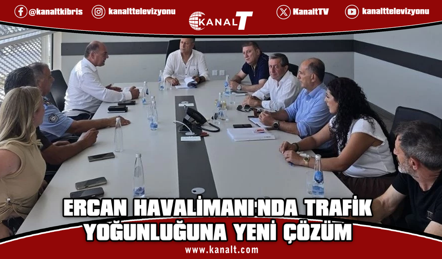 Ercan Havalimanı'nda trafik karmaşasına son: Pilot uygulama gelecek hafta başlıyor