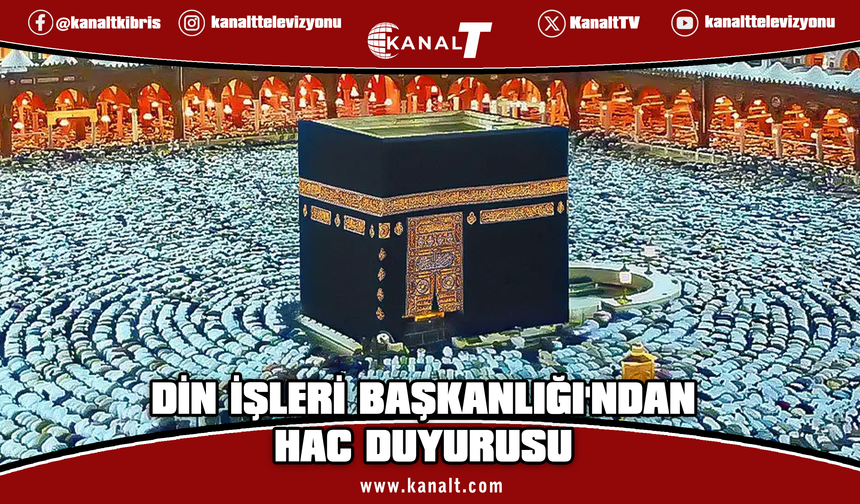 Din İşleri Başkanlığı: 2027 yılı Hac ön kayıtları için son tarih 28 Ağustos