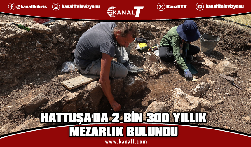 Hattuşa'da yaklaşık 2 bin 300 yıllık yeni mezarlar bulundu