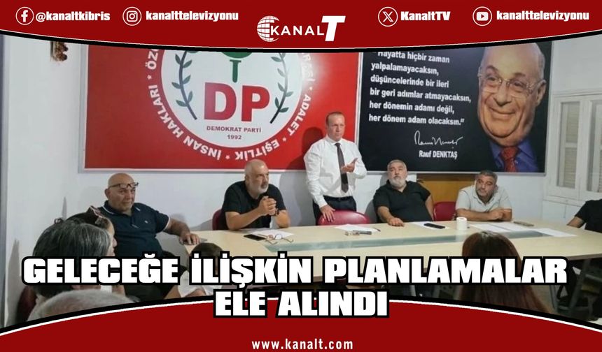 Ataoğlu, DP Güzelyurt İlçe Örgütüyle bir araya geldi