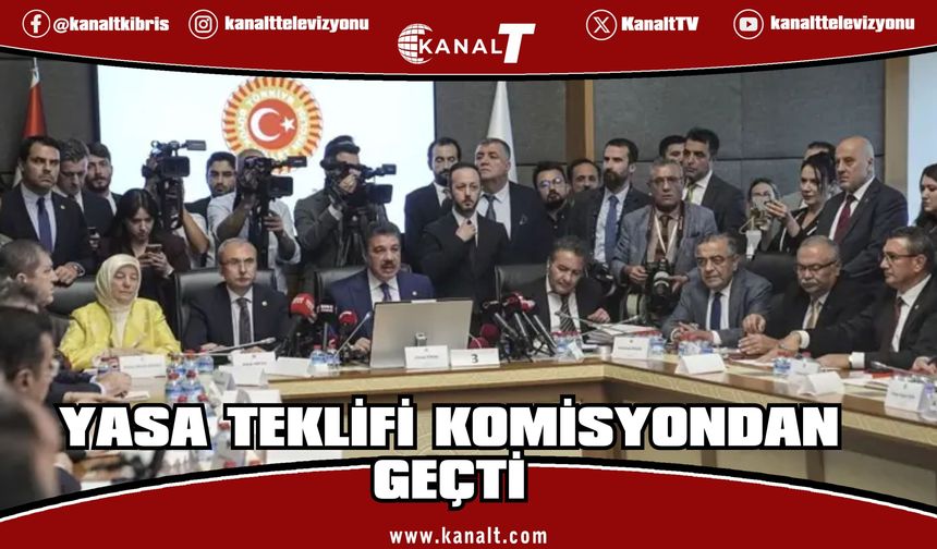 "Terörsüz Türkiye" yasa teklifi TBMM Adalet Komisyonu'nda kabul edildi