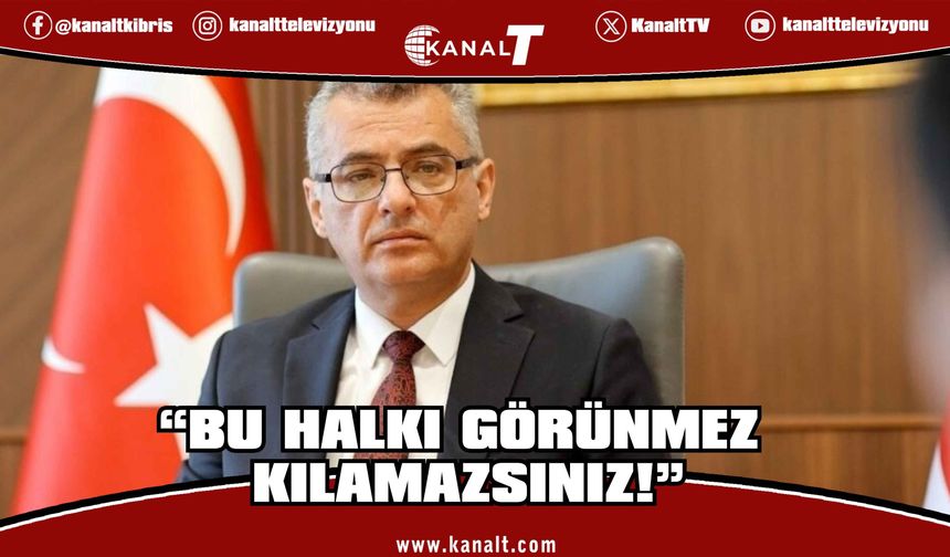 Cumhurbaşkanı Erhürman’dan hem kuzeye hem güneye mesaj: Bu halkı görünmez kılamazsınız!