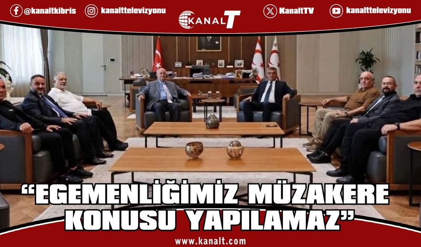 Milli Mücadele Vakfı, Erhürman’ı ziyaret etti