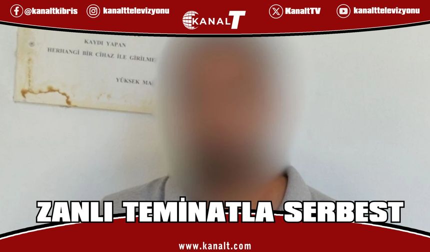 Eşini darp ederek kulak zarının yırtılmasına neden olmakla itham edilen zanlı teminatla serbest