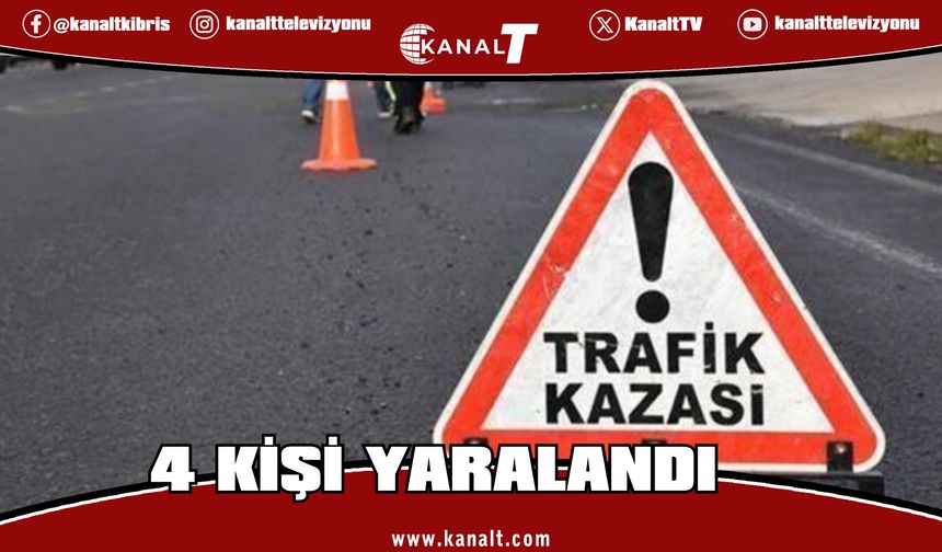 Lefkoşa’da zincirleme trafik kazası