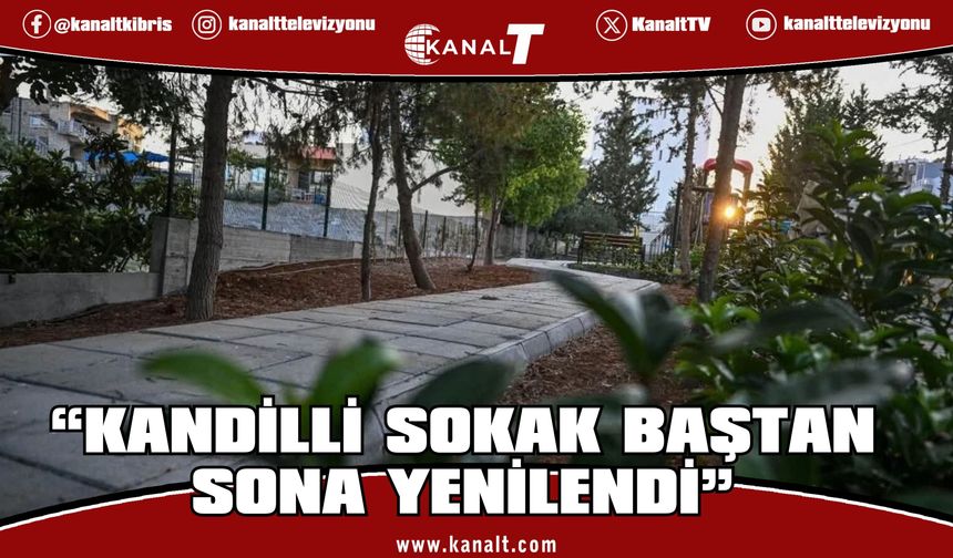 Hüseyin Amcaoğlu: Kandilli Sokak baştan sona yenilendi