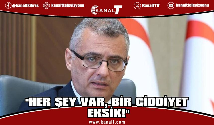 Cumhurbaşkanı Erhürman: Her türlü "atraksiyon" var; bir ciddiyet eksik