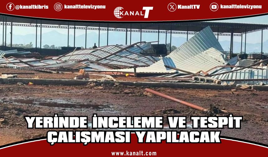Dilekkaya’da fırtına çiftliği vurdu